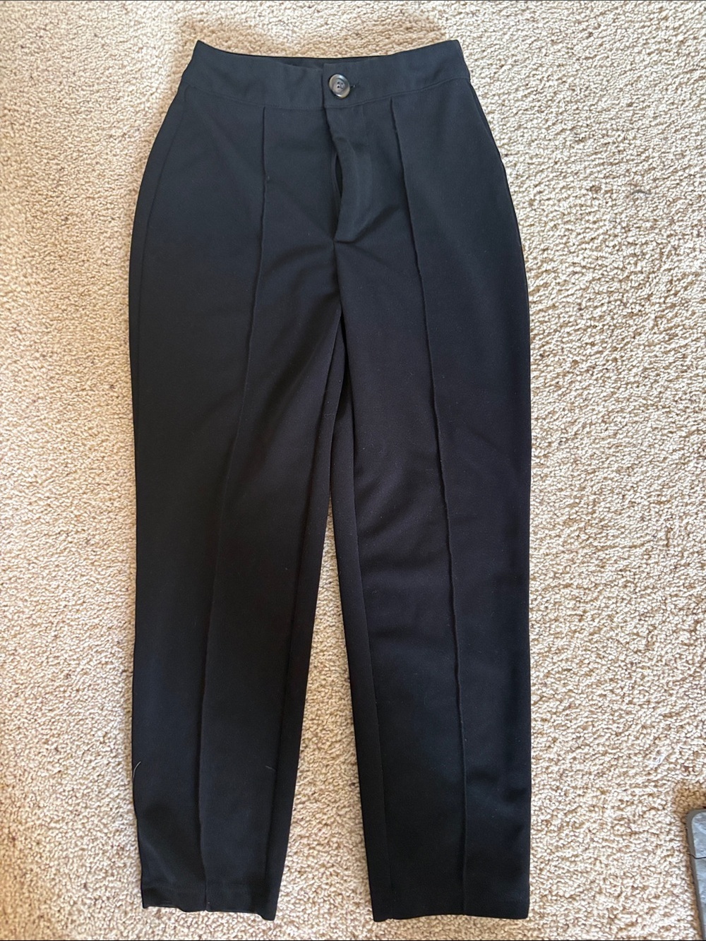 SHEIN Black Straight-Leg Women's Dress Pants